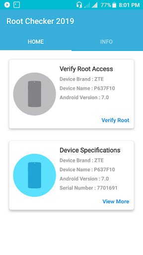 Run android online APK Root Checker 2019 from MyAndroid or emulate Root Checker 2019 using MyAndroid