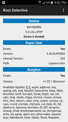 Emulate Android APK Root Detective