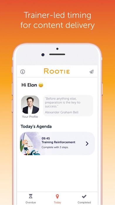 Emulate iPhone app Rootie Micro Learning Platform using MyAndroid Emulate iPhone app Rootie Micro Learning Platform using MyAndroid
