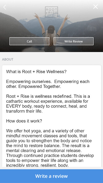 Run android online APK Root + Rise Wellness from MyAndroid or emulate Root + Rise Wellness using MyAndroid