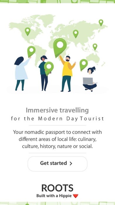 Emulate iPhone app Roots Travel App using MyAndroid