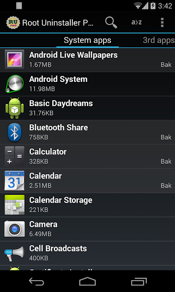 Run android online APK Root Uninstaller Pro from MyAndroid or emulate Root Uninstaller Pro using MyAndroid