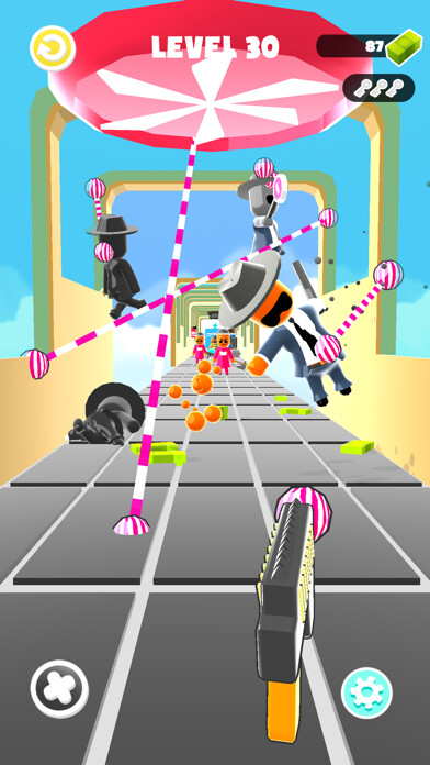 Emulate iPhone app Rope Gun 3D using MyAndroid