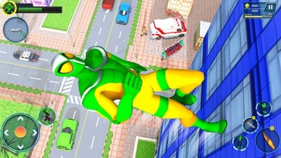Emulate iPhone app Rope Hero - Crime City Battle using MyAndroid