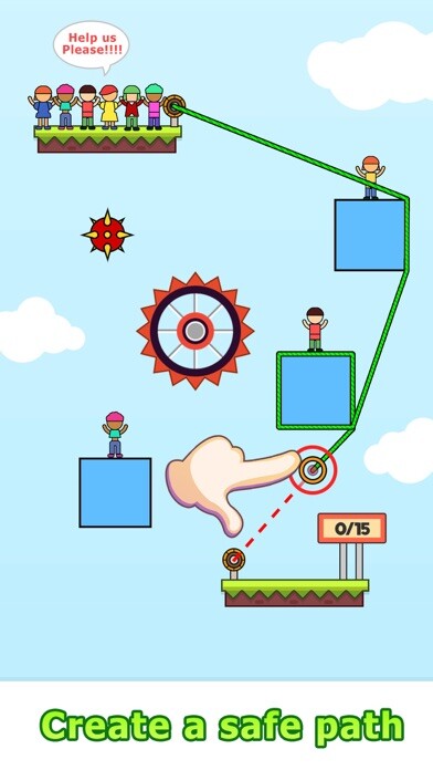 Emulate iPhone app Rope Hero -Puzzle Physics Game using MyAndroid Emulate iPhone app Rope Hero -Puzzle Physics Game using MyAndroid