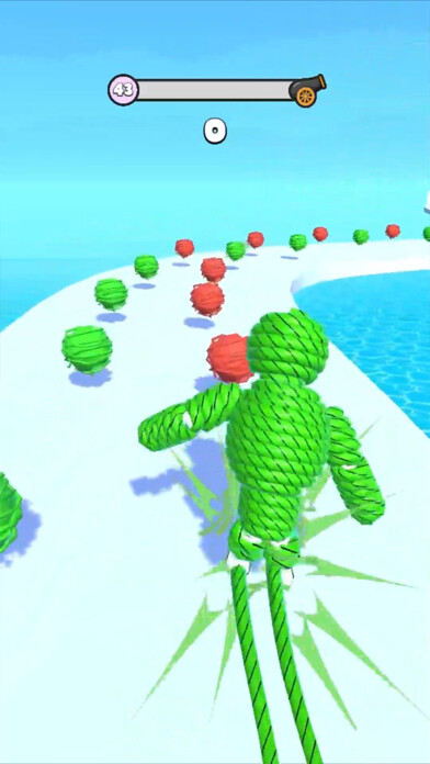 Emulate iPhone app Rope-Man Run using MyAndroid