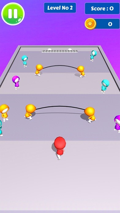 Emulate iPhone app Rope Run - Fun Race Game 3D! using MyAndroid