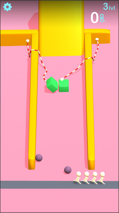 Emulate iPhone app Rope Save 3D using MyAndroid