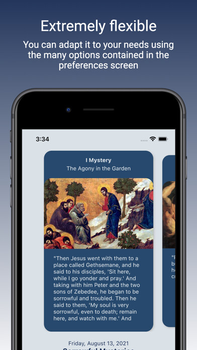 Emulate iPhone app Rosarium Pro using MyAndroid