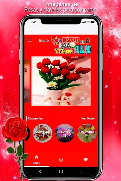Run android online APK Rosas y Claveles para Compartir from MyAndroid or emulate Rosas y Claveles para Compartir using MyAndroid