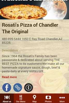 Emulate Android APK Rosatis Pizza Pub of Chandler