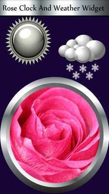 Emulate Android APK Rose Clock And Weather Widget Emulate Android APK Rose Clock And Weather Widget