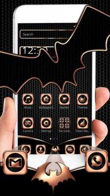 Emulate Android APK Rose Gold Black Bat Theme Emulate Android APK Rose Gold Black Bat Theme