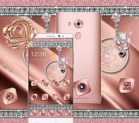Emulate Android APK Rose Gold Silk Diamonds Luxury theme Emulate Android APK Rose Gold Silk Diamonds Luxury theme