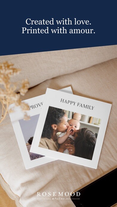 Emulate iPhone app Rosemood: Photo Books & Prints using MyAndroid