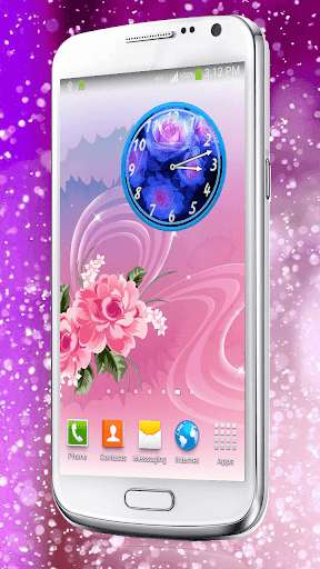 Emulate Android APK Roses Clock Widget Emulate Android APK Roses Clock Widget