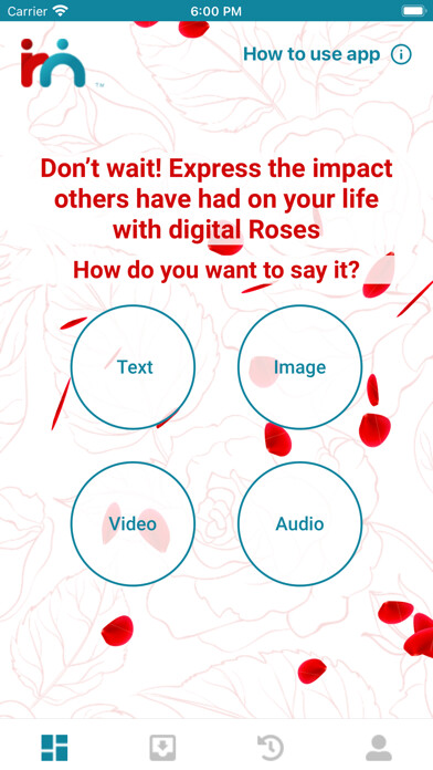 Emulate iPhone app Roses Now - Share Gratitude using MyAndroid Emulate iPhone app Roses Now - Share Gratitude using MyAndroid