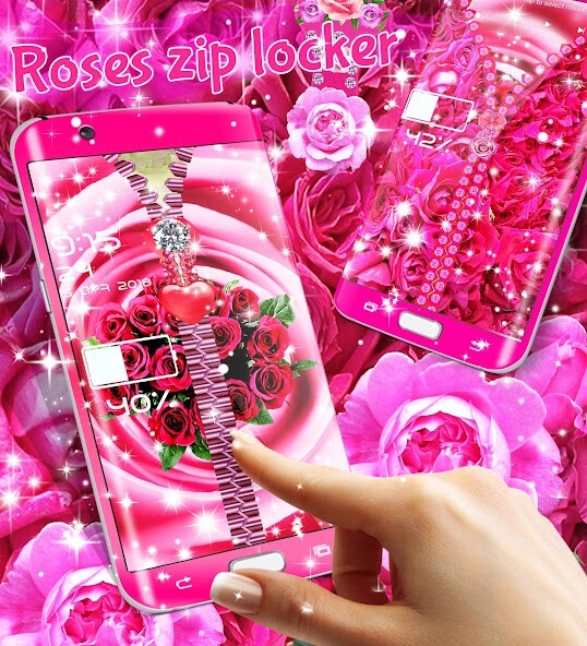 Run android online APK Roses zip locker from MyAndroid or emulate Roses zip locker using MyAndroid