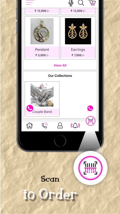 Emulate iPhone app Rosetta Diamond Jewellery using MyAndroid