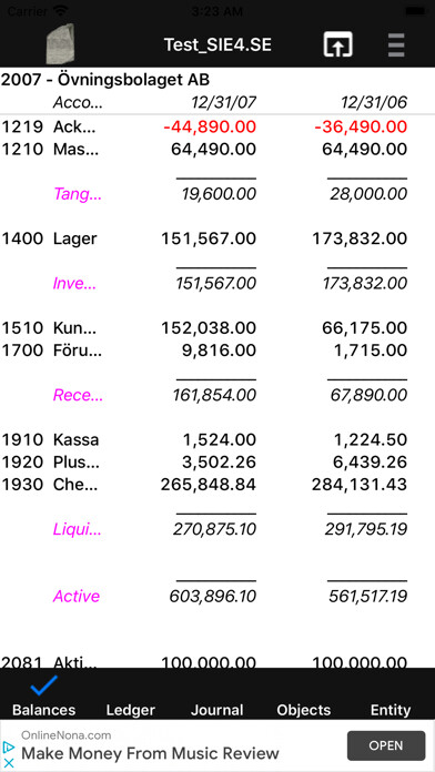 Emulate iPhone app Rosetta SIE-XBRL/GL Viewer using MyAndroid Emulate iPhone app Rosetta SIE-XBRL/GL Viewer using MyAndroid