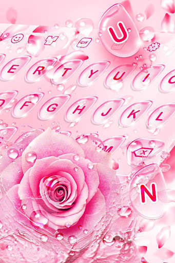Run android online APK Rose Water Drops Keyboard Theme from MyAndroid or emulate Rose Water Drops Keyboard Theme using MyAndroid