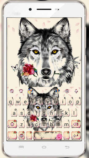 Run android online APK Rose Wolf Tattoo Keyboard Theme from MyAndroid or emulate Rose Wolf Tattoo Keyboard Theme using MyAndroid