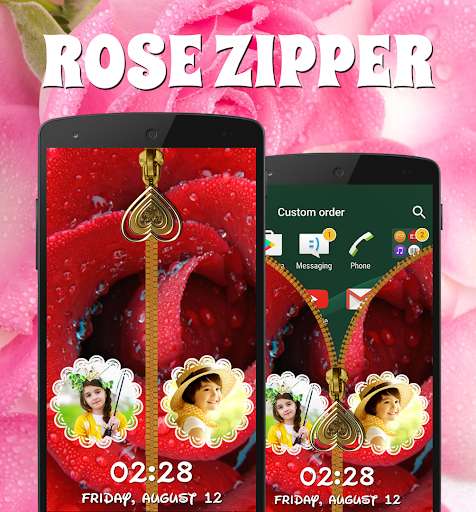 Emulate Android APK Rose Zipper Lock Screen Emulate Android APK Rose Zipper Lock Screen