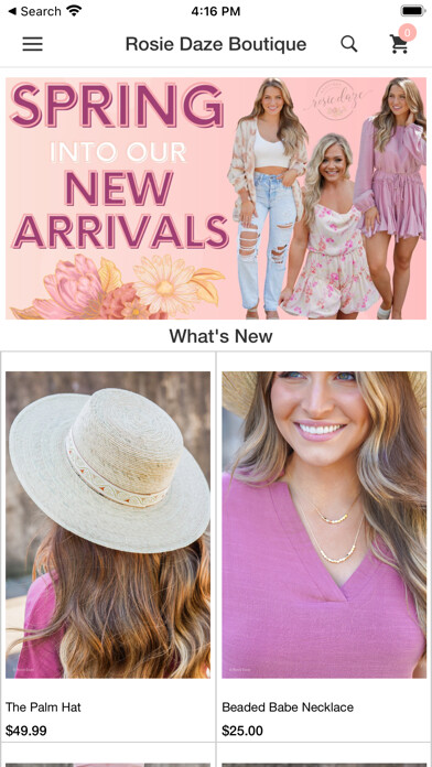 Emulate iPhone app Rosie Daze Boutique using MyAndroid Emulate iPhone app Rosie Daze Boutique using MyAndroid