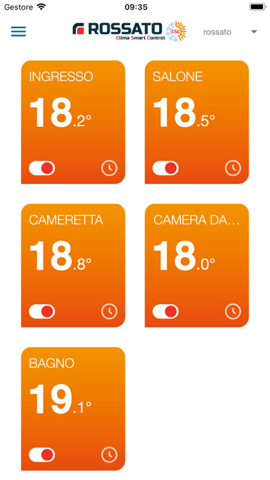 Emulate iPhone app Rossato CSC using MyAndroid