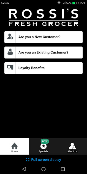 Run android online APK Rossis Fresh Grocer from MyAndroid or emulate Rossis Fresh Grocer using MyAndroid