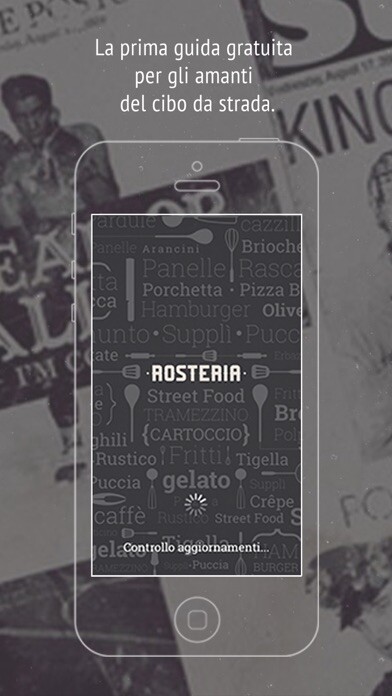 Emulate iPhone app Rosteria - Street Food using MyAndroid Emulate iPhone app Rosteria - Street Food using MyAndroid
