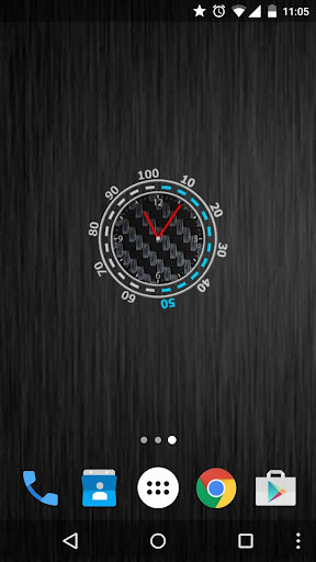 Run android online APK Rotary Clock Widget from MyAndroid or emulate Rotary Clock Widget using MyAndroid