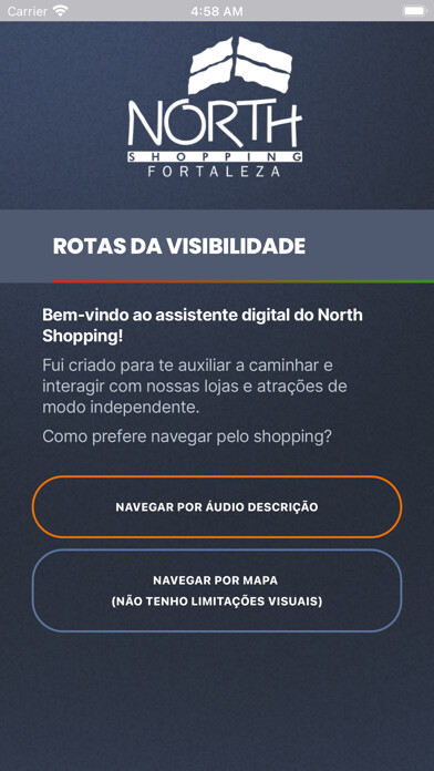 Emulate iPhone app Rotas da Visibilidade using MyAndroid
