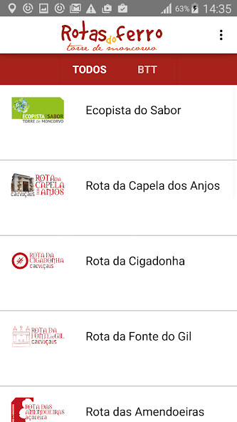 Emulate iPhone app Rotas do Ferro using MyAndroid Emulate iPhone app Rotas do Ferro using MyAndroid