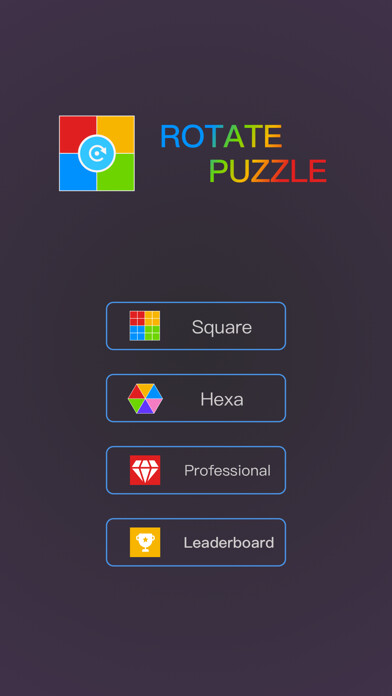 Emulate iPhone app Rotate Puzzles using MyAndroid