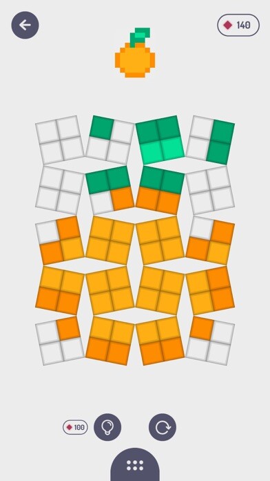 Emulate iPhone app Rotatic 2 : Unique Puzzle using MyAndroid