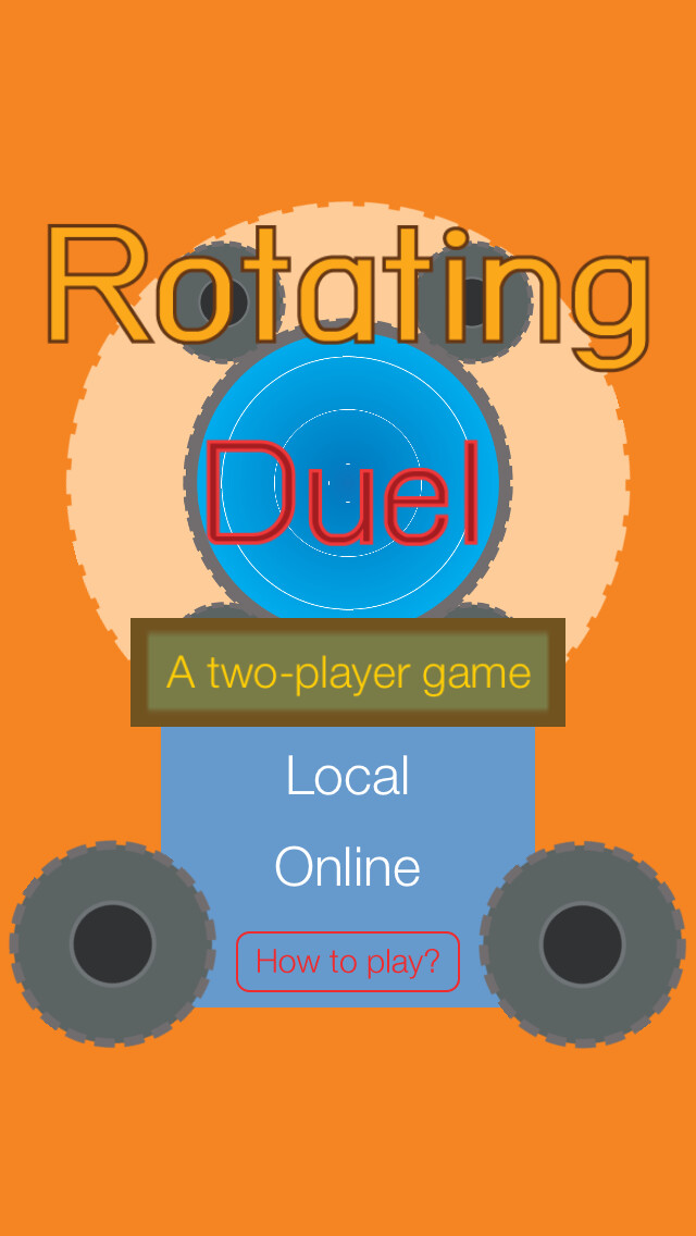 Emulate iPhone app Rotating Duel - A 2 Player Multiplayer Game using MyAndroid Emulate iPhone app Rotating Duel - A 2 Player Multiplayer Game using MyAndroid