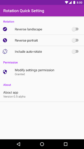 Emulate Android APK Rotation Quick Setting Emulate Android APK Rotation Quick Setting