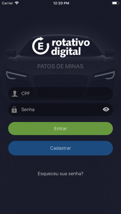 Emulate iPhone app Rotativo Digital Patos MG using MyAndroid Emulate iPhone app Rotativo Digital Patos MG using MyAndroid