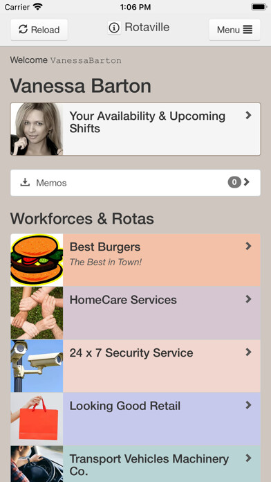 Emulate iPhone app Rotaville - Work Rota Planning using MyAndroid Emulate iPhone app Rotaville - Work Rota Planning using MyAndroid
