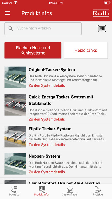 Emulate iPhone app Roth Information Assistant using MyAndroid Emulate iPhone app Roth Information Assistant using MyAndroid