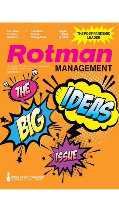Emulate iPhone app Rotman Management Magazine using MyAndroid