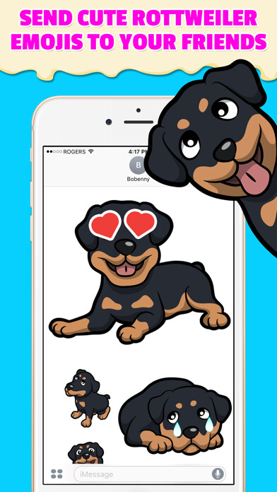 Emulate iPhone app RottyEmoji - Rottweiler Emoji Keyboard & Stickers using MyAndroid Emulate iPhone app RottyEmoji - Rottweiler Emoji Keyboard & Stickers using MyAndroid