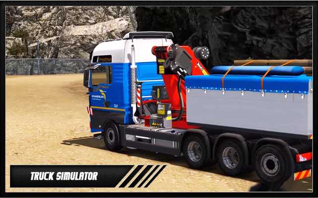 Emulate Android APK Rough Truck: Euro Cargo Delivery Transport Game 3D