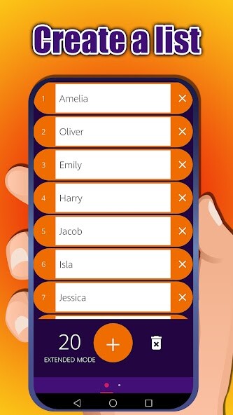 Run android online APK Roulette of names from MyAndroid or emulate Roulette of names using MyAndroid