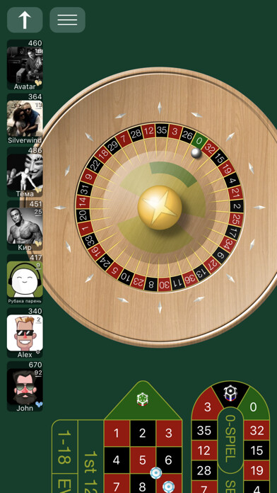 Emulate iPhone app Roulette Online game using MyAndroid