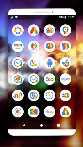 Run android online APK Rounded Color Icon Pack from MyAndroid or emulate Rounded Color Icon Pack using MyAndroid