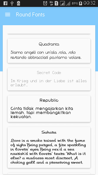 Emulate Android APK Round fonts for FlipFont Emulate Android APK Round fonts for FlipFont