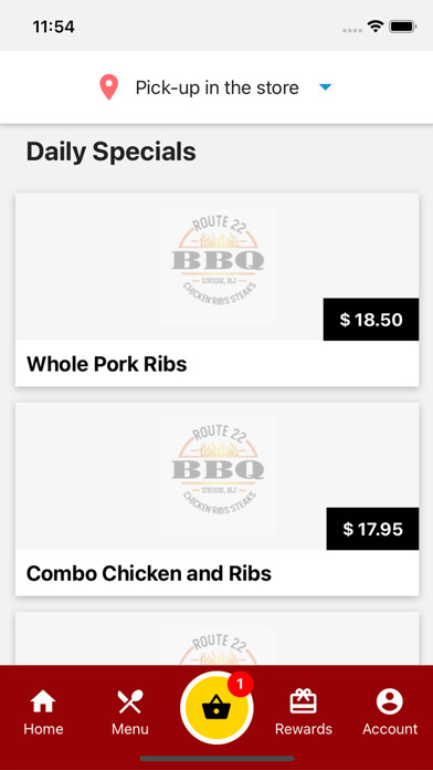 Emulate iPhone app Route 22 BBQ using MyAndroid Emulate iPhone app Route 22 BBQ using MyAndroid