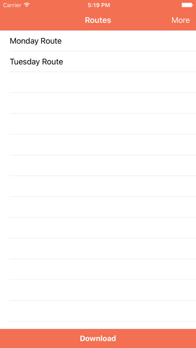 Emulate iPhone app RouteADE using MyAndroid Emulate iPhone app RouteADE using MyAndroid